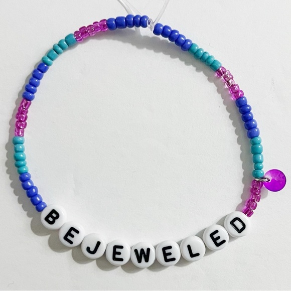 Taylor Swift Eras Tour Friendship Bracelet Bejeweled Midnights w/ Charm - Picture 1 of 1